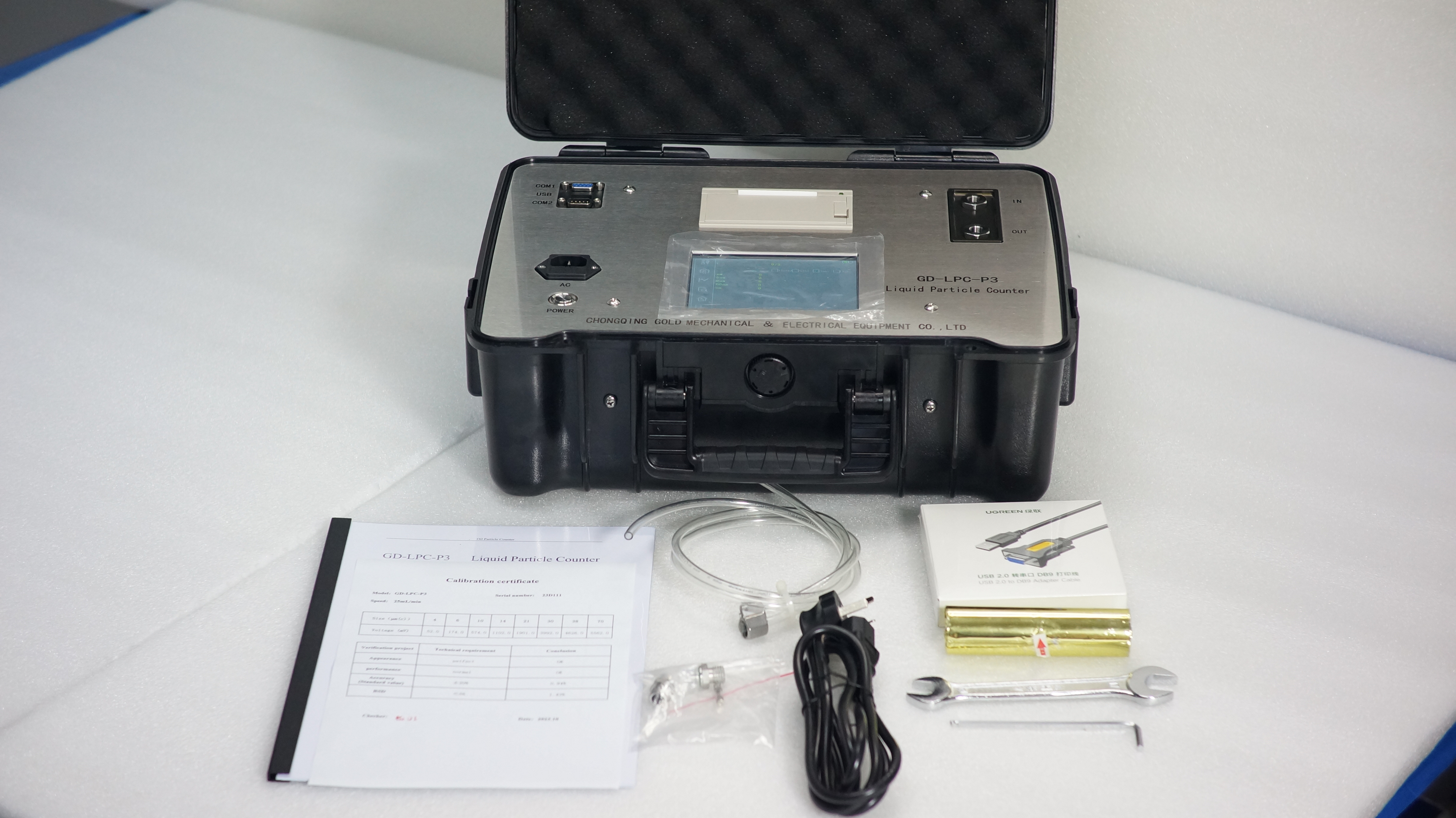 NAS1638 ISO4406 Automatic Liquid Particle Size Counter for Detecting Particle in Oil