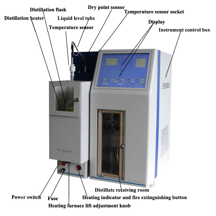 ASTM D86 Automatic Distillation Apparatus for Liquid Fuels at ...