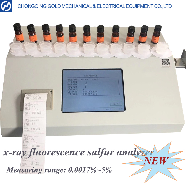 0.0017%~5% Automatic X-ray Fluorescence Sulfur in Oil Analyzer for Fuel Oil Analysis