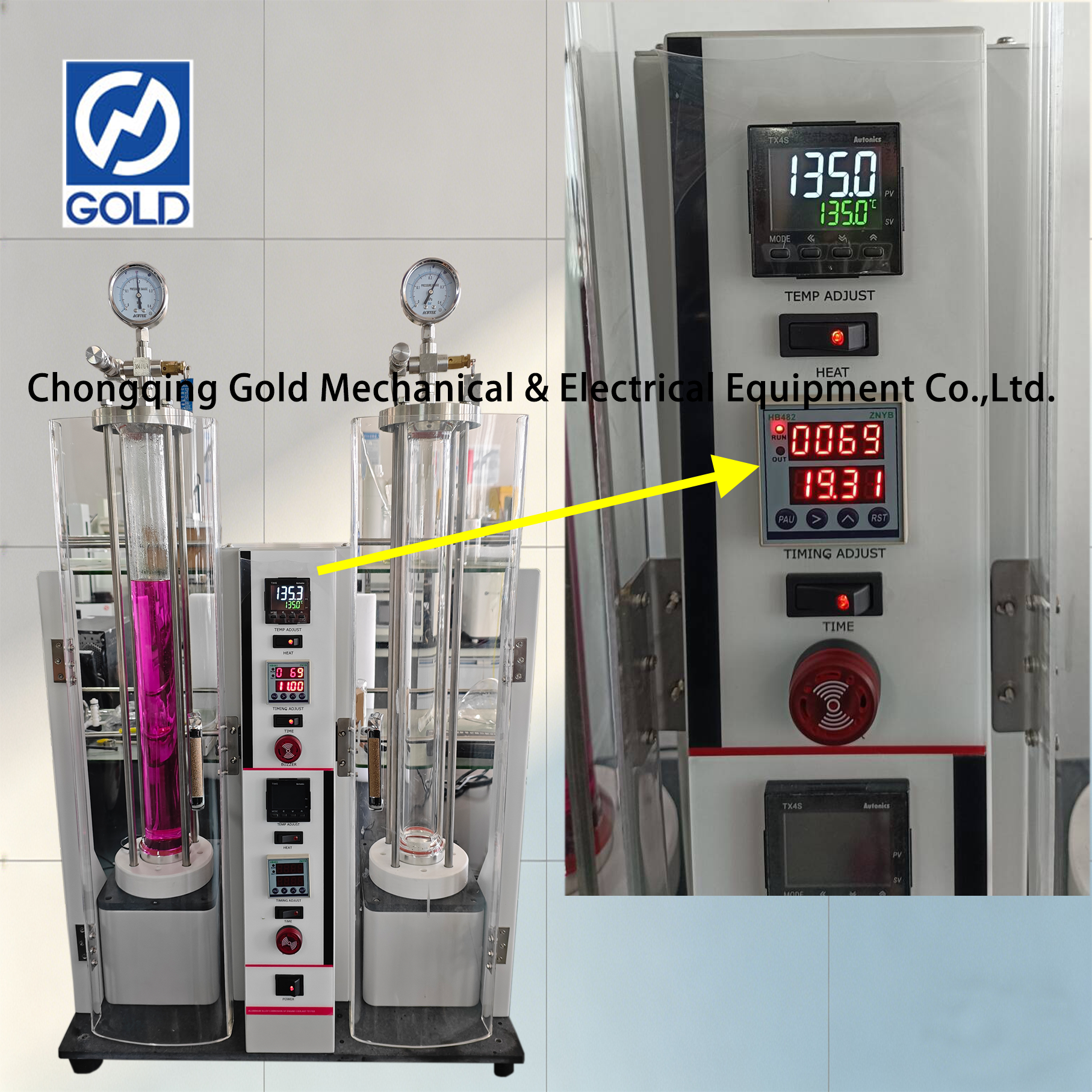 Aluminum alloy corrosion tester for engine coolant-5