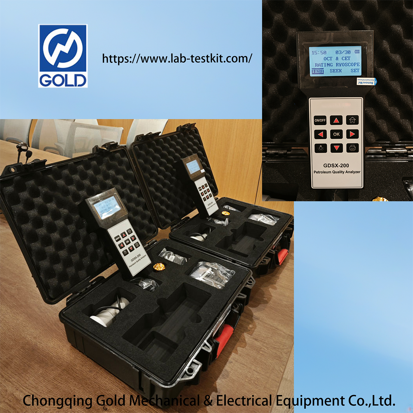 ASTM D2699 Portable Gasoline Octane Number And Diesel Cetane Number Analyzer ASTM D4737