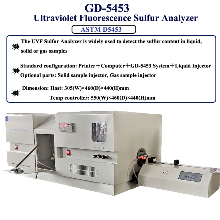 UVF Ultraviolet Fluorescence Oil Sulfur Tester