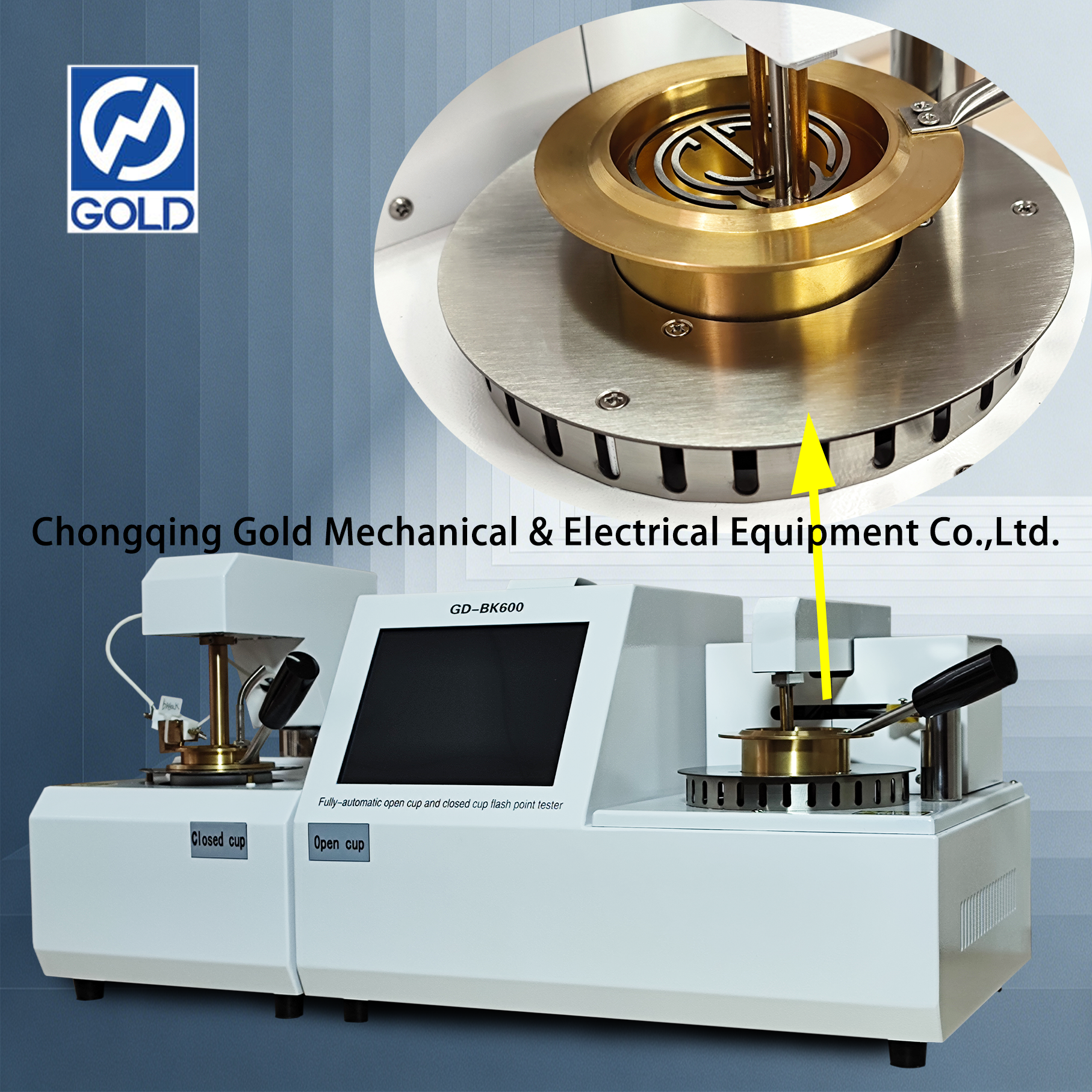 Fully-Automatic Open Cup And Closed Cup Flash Point Tester