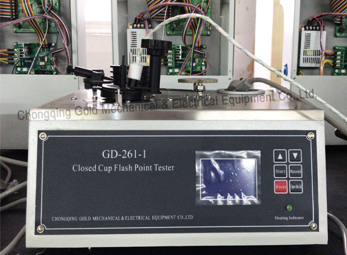 GD-261-1 Semi Auto LCD Screen Pensky Martens Closed Cup Flash Point Test Equipment