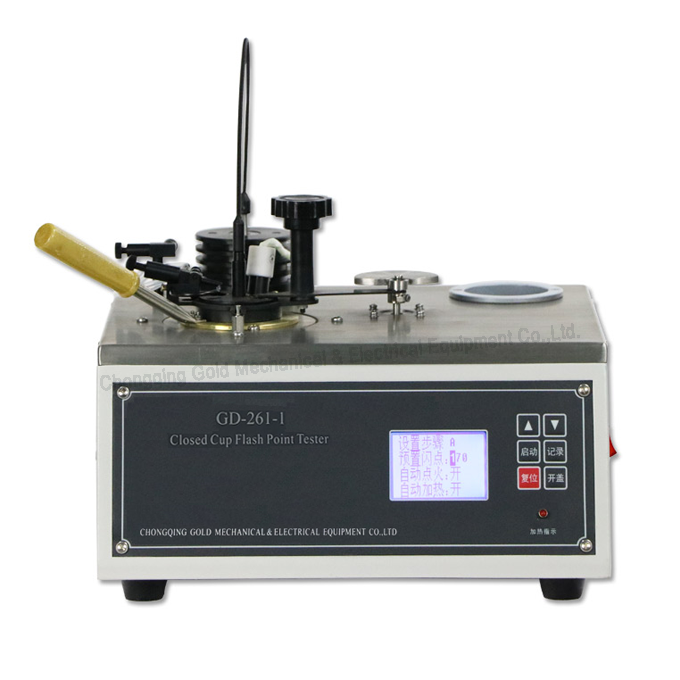 GD-261-1 Semi Auto LCD Screen Pensky Martens Closed Cup Flash Point Test Equipment