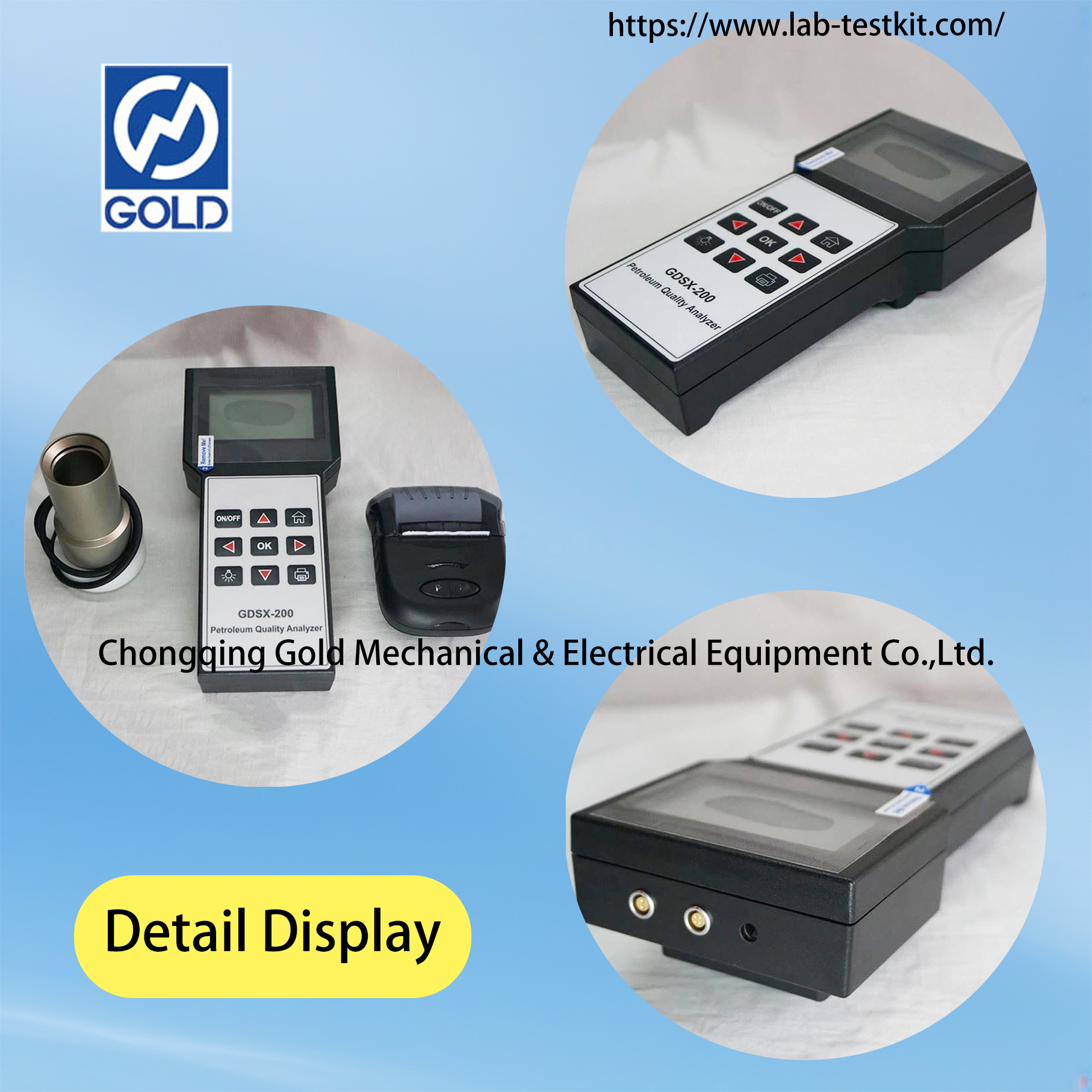 ASTM D2699 Portable Gasoline Octane Number And Diesel Cetane Number Analyzer ASTM D4737