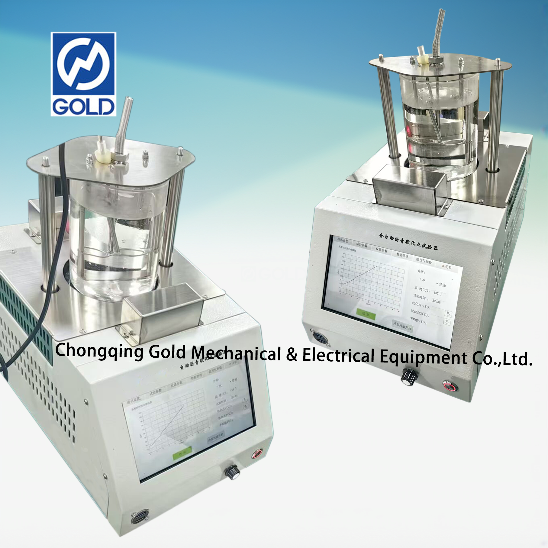 Automatic Softening Point Tester ASTM D36 (Ring-and-Ball Apparatus)