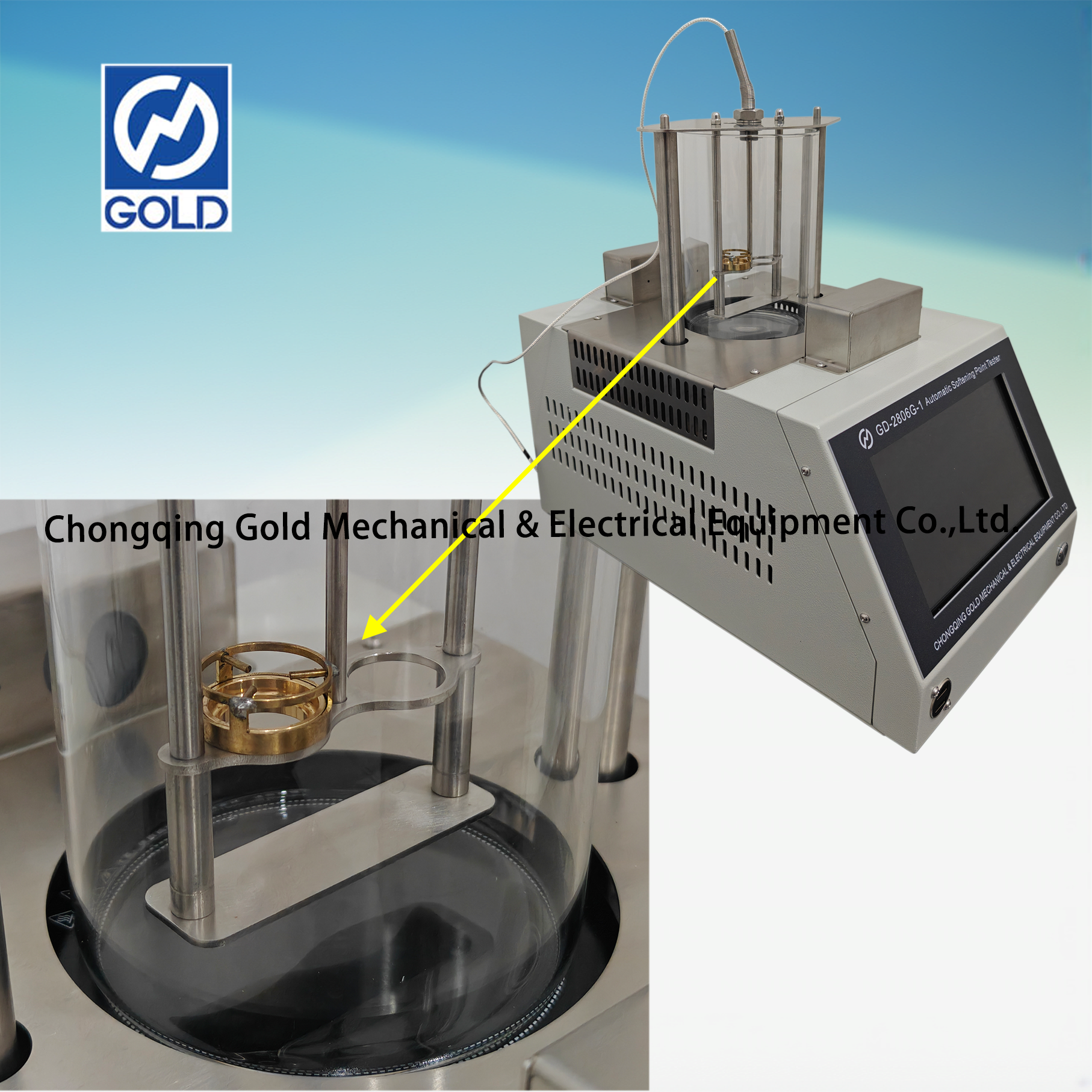 ASTM D36 Bitumen Automatic Softening Point Tester