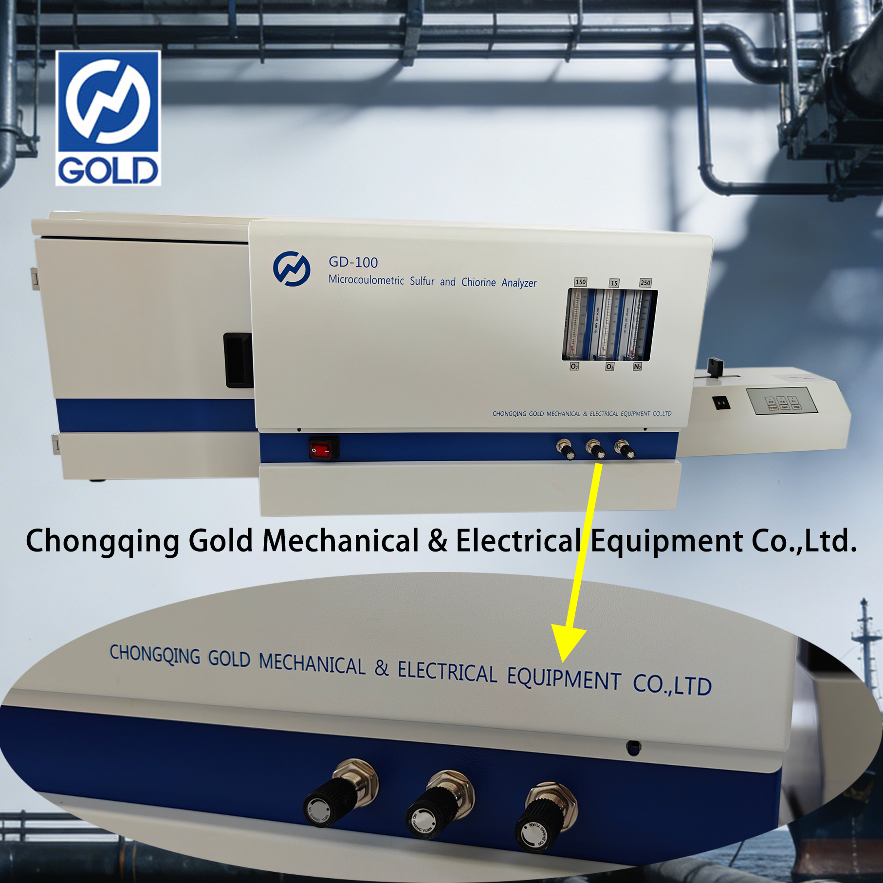 ASTM D3120 Microcoulometric Sulfur And Chlorine Analyzer
