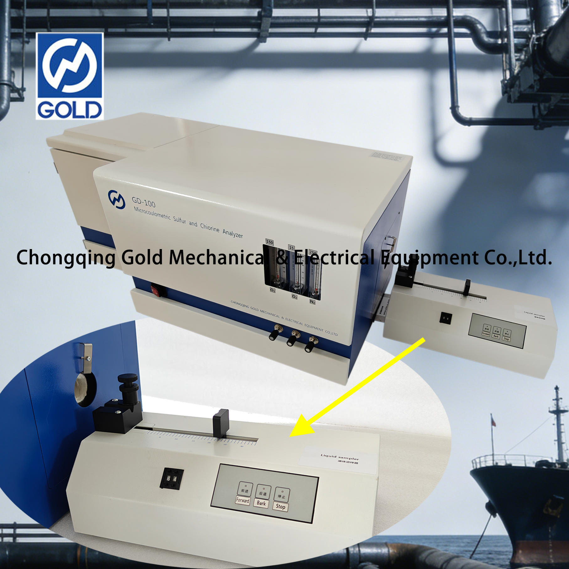 ASTM D3120 Microcoulometric Sulfur And Chlorine Analyzer